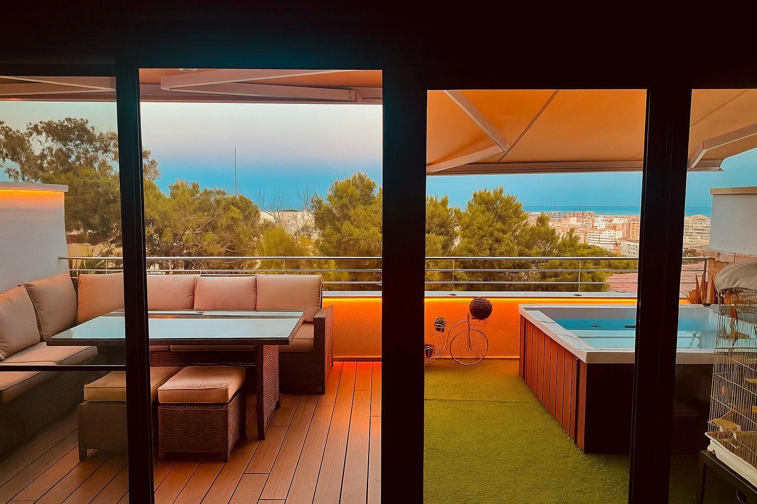 Terrace of Attic for sale in  Almería Capital  with Air Conditioner, Terrace and Storage room
