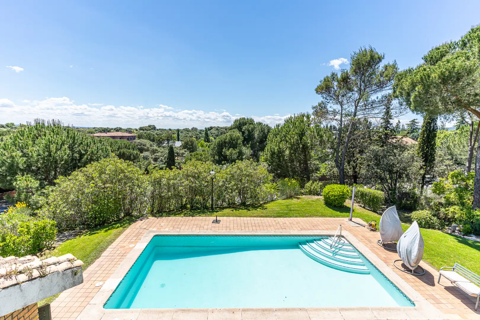 Piscina de Casa o chalet en venta en Las Rozas de Madrid con Aire acondicionado, Calefacción y Jardín privado