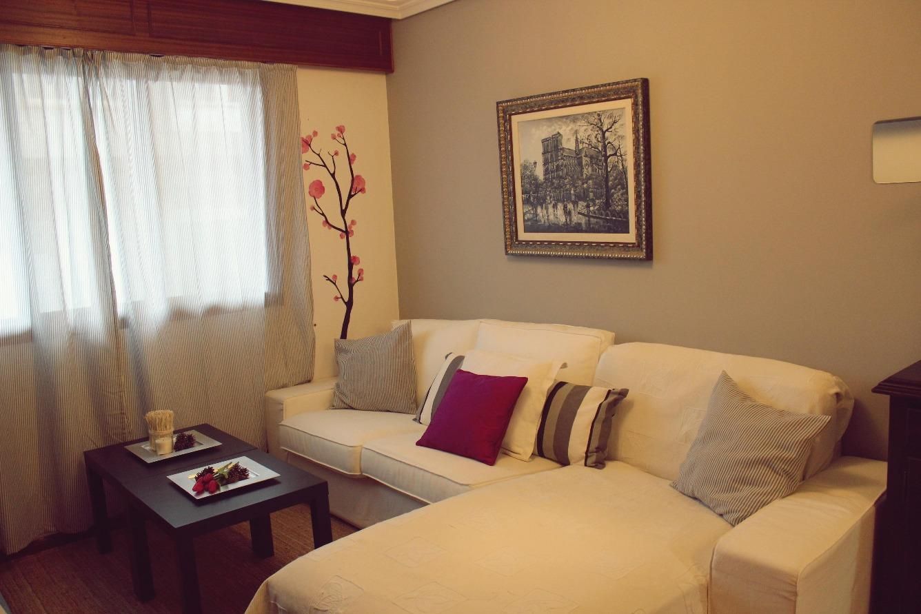 Sala d'estar de Apartament en venda en Ferrol amb Calefacció, Parquet i Terrassa