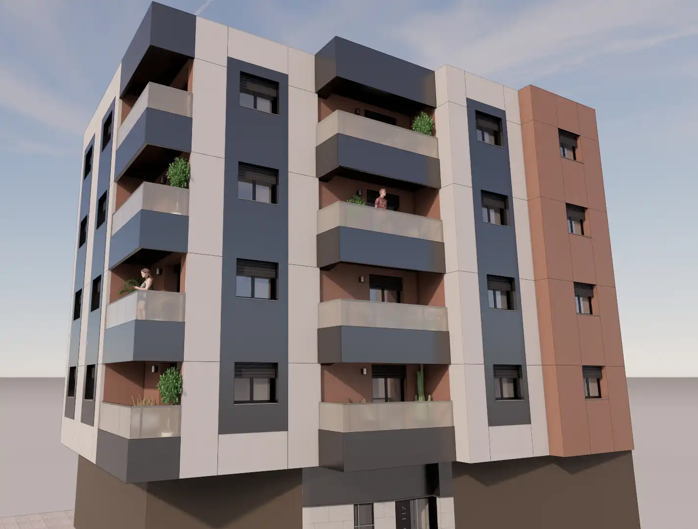 Vista exterior de Pis en venda en Albacete amb Aire condicionat, Calefacció i Parquet