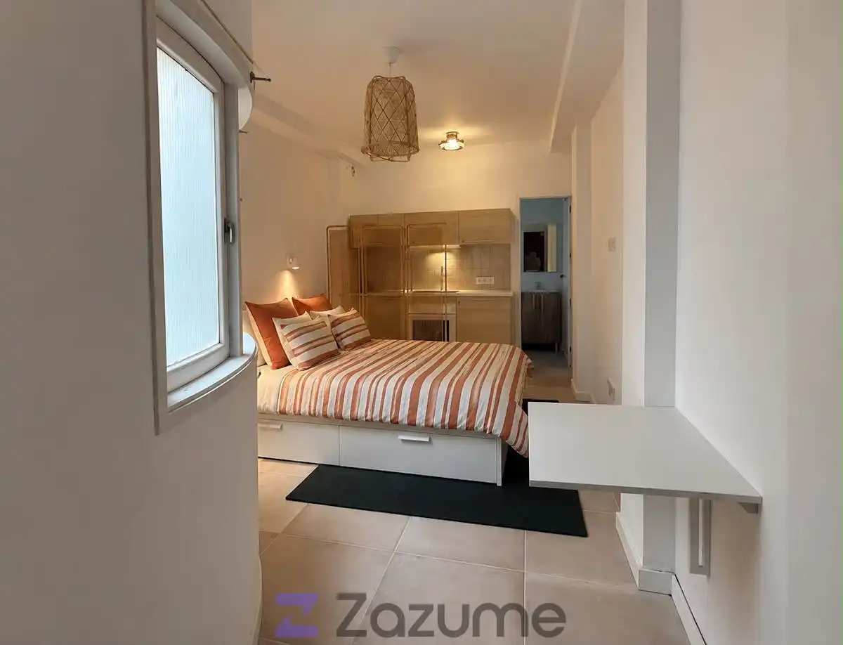 Schlafzimmer von Wohnung zur Miete in Las Palmas de Gran Canaria mit Parkett, Möbliert und Ofen
