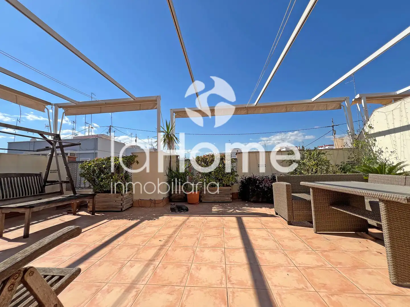 Terrasse von Dachboden zum Verkauf in Valencia mit Klimaanlage, Heizung und Parkett