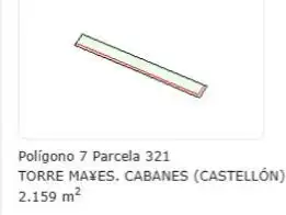 Land for sale in Cabanes
