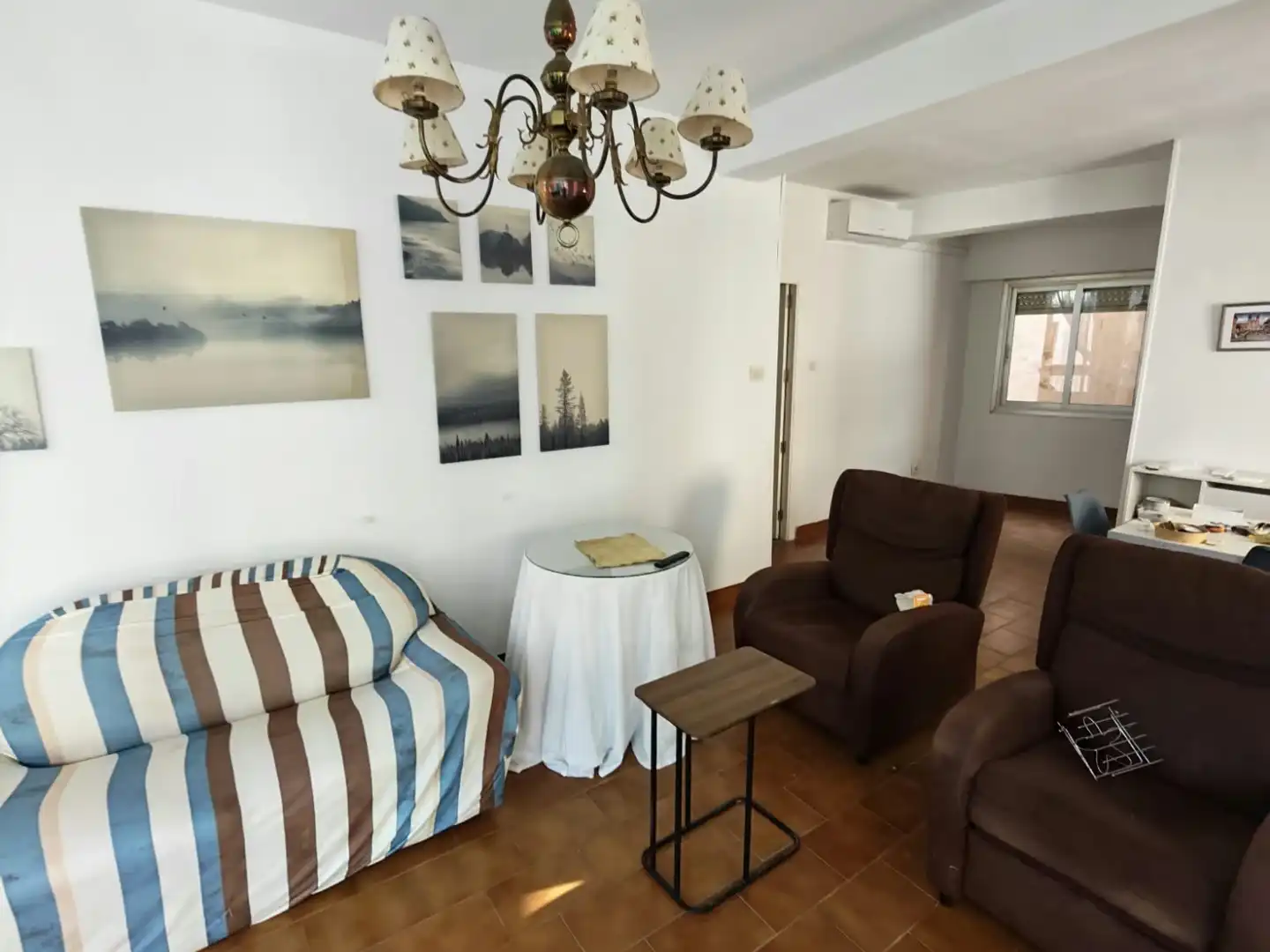 Living room of Flat for rent in Murcia  with Air Conditioner, Heating and Furnished