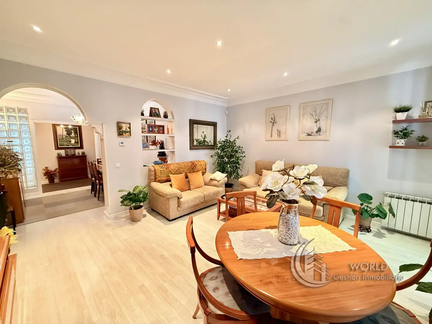 Wohnzimmer von Wohnung zum Verkauf in Madrid mit Klimaanlage, Heizung und Möbliert