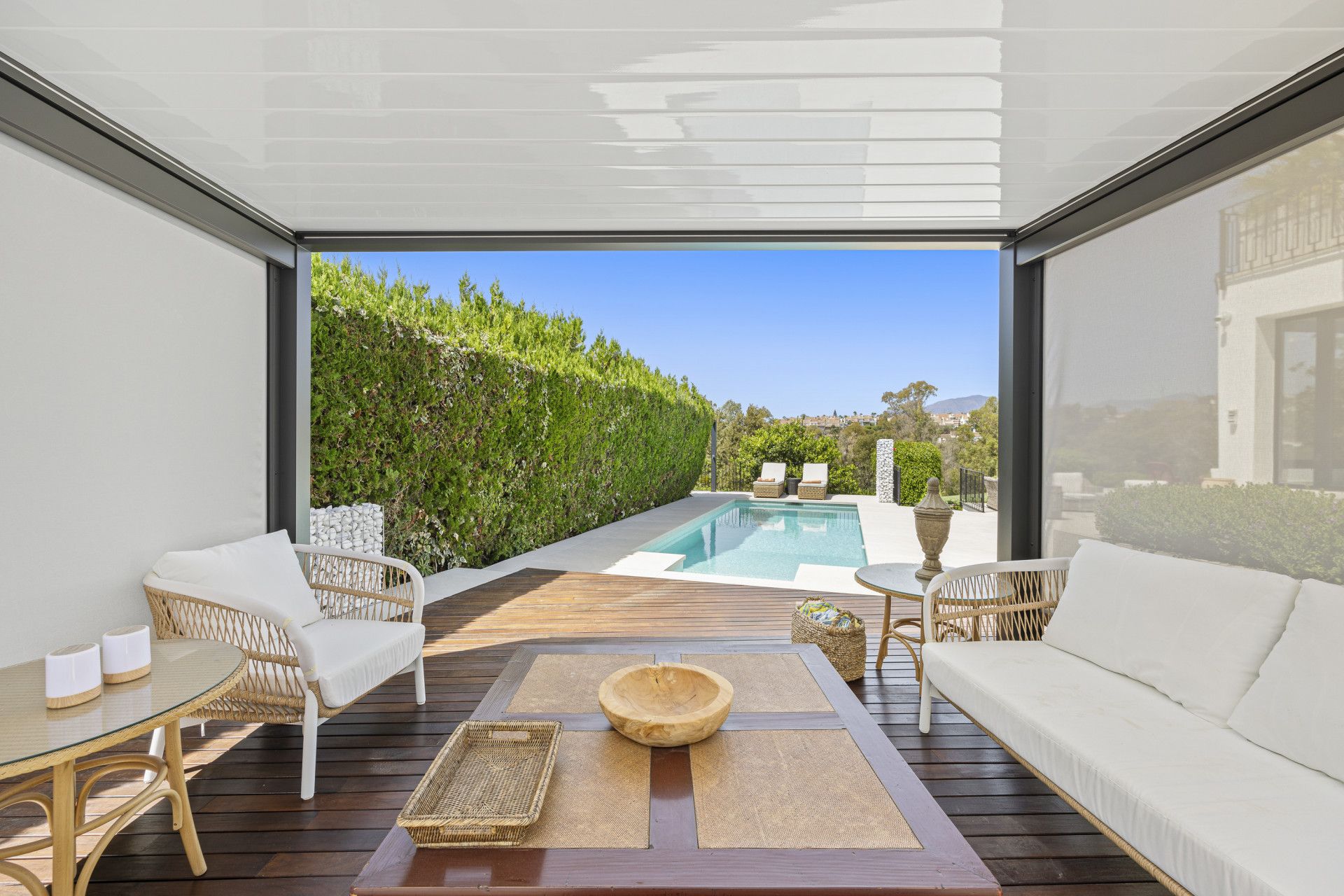 Terrassa de Casa o xalet en venda en Marbella amb Aire condicionat, Jardí privat i Terrassa