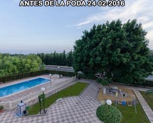 Swimming pool of House or chalet for sale in Elche / Elx  with Air Conditioner, Heating and Private garden