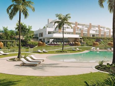 Appartement compact avec piscine à vendre à Doña Julia Golf