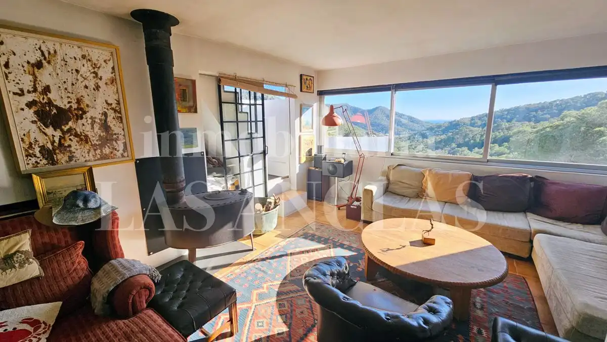 Living room of Attic for sale in Santa Eulària des Riu  with Air Conditioner and Community pool