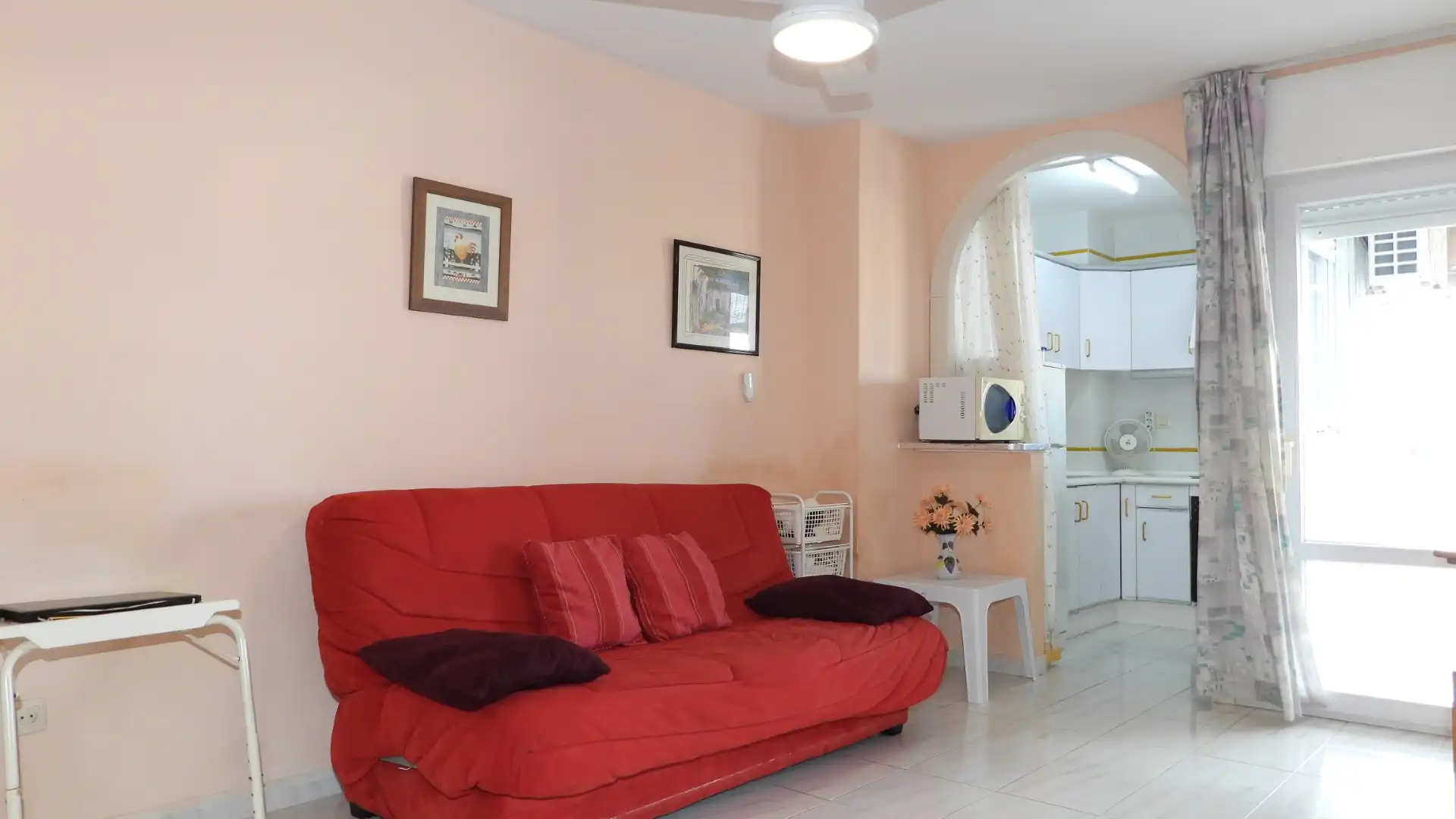 Sala de estar de Piso en venta en La Manga del Mar Menor con Aire acondicionado, Calefacción y Terraza
