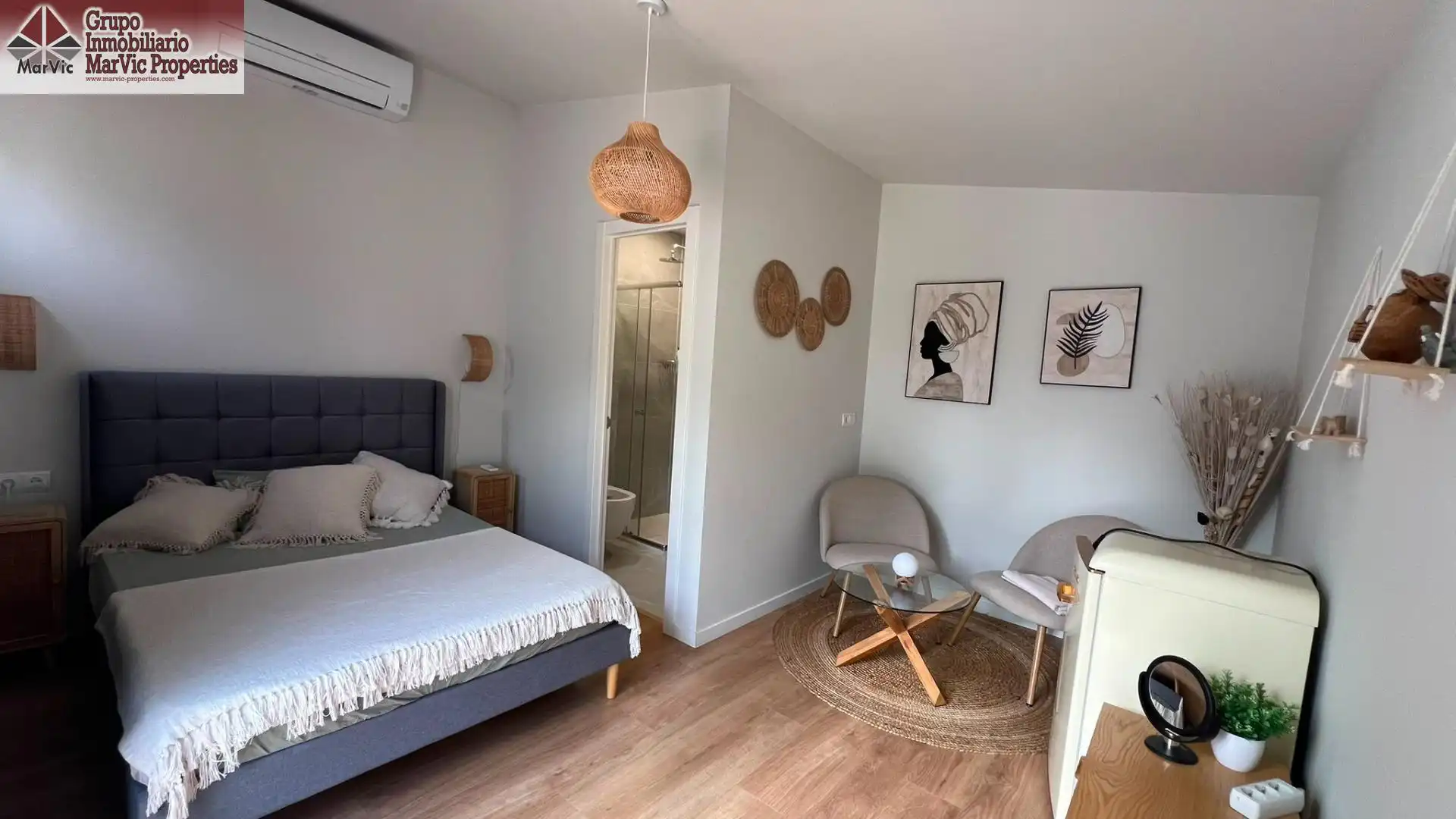 Habitación de Casa o chalet en venta en Benidorm con Aire acondicionado, Terraza y Piscina