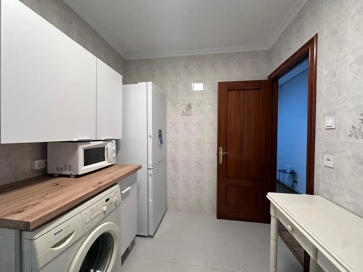 Cocina de Piso de alquiler en Santander con Calefacción y Amueblado