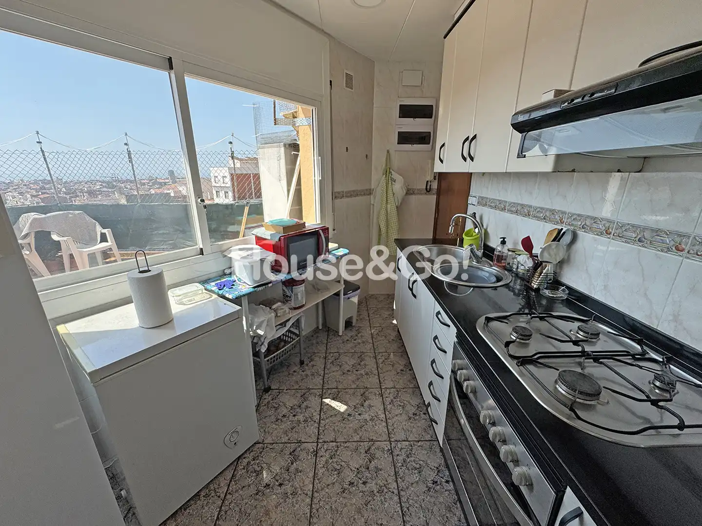 Cocina de Dúplex en venta en Malgrat de Mar con Aire acondicionado, Calefacción y Terraza