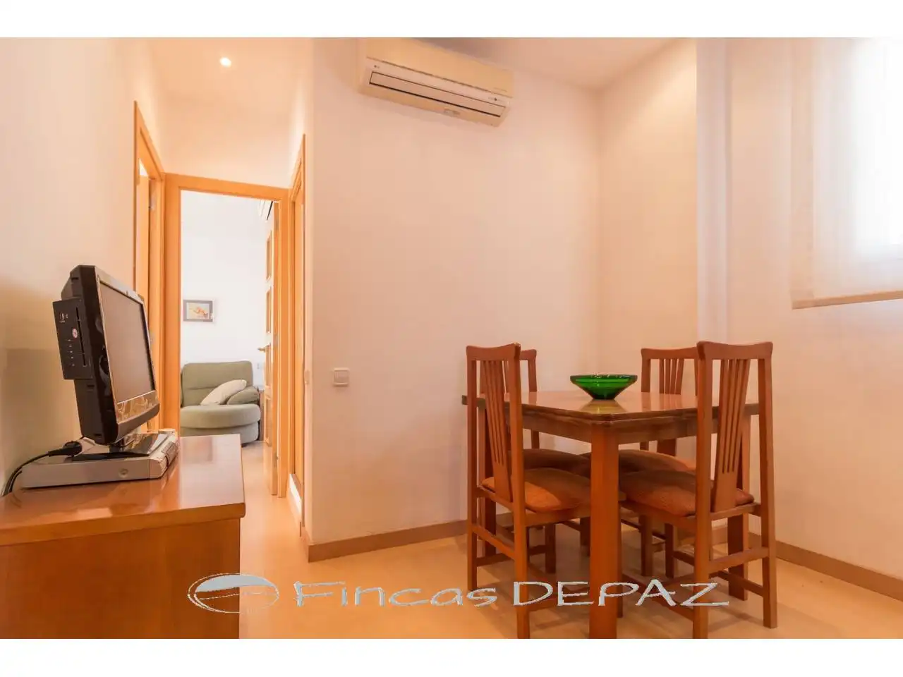 Dining room of Flat for sale in Castelldefels  with Air Conditioner, Heating and Parquet flooring