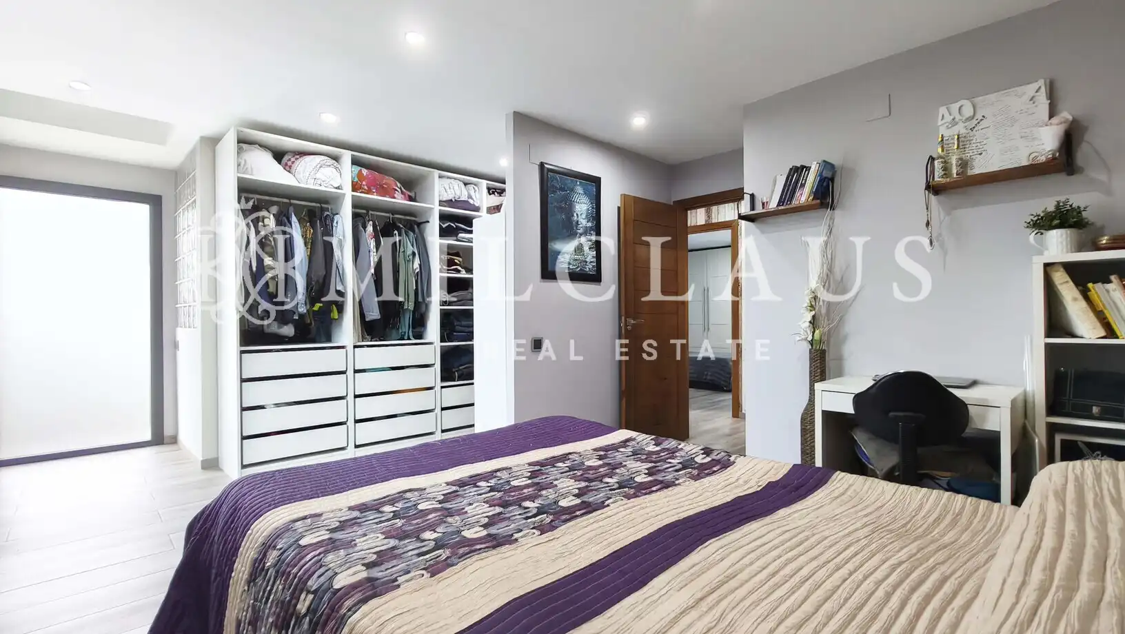 Schlafzimmer von Haus oder Chalet zum Verkauf in Lliçà d'Amunt mit Klimaanlage, Heizung und Privatgarten
