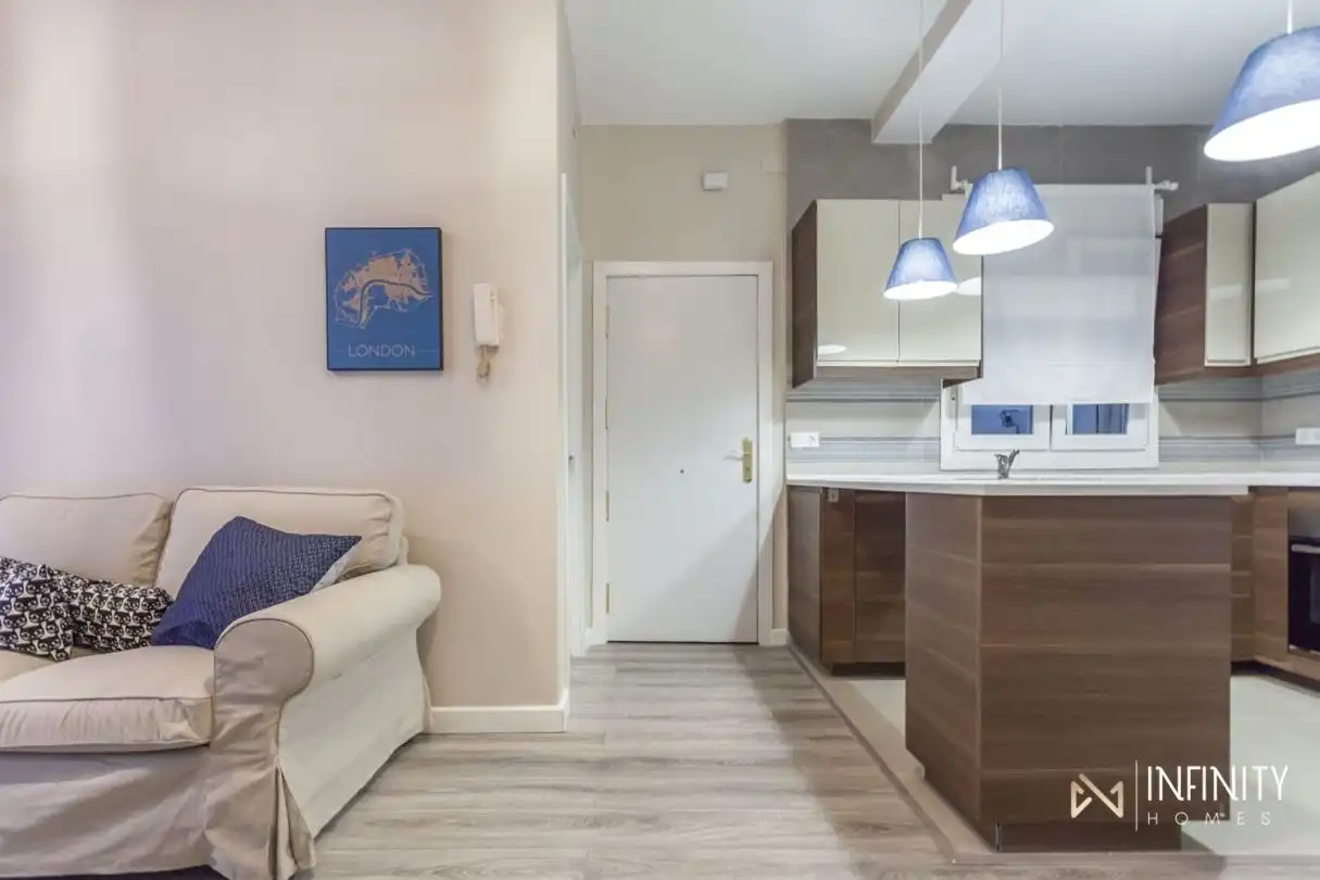 Sala de estar de Piso de alquiler en Bilbao  con Calefacción