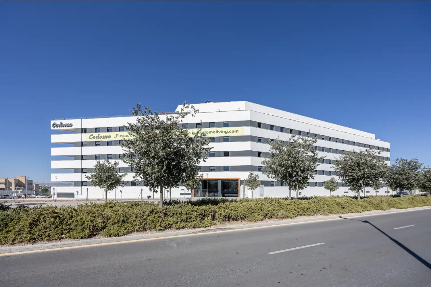 Vista exterior de Estudio de alquiler en Armilla con Aire acondicionado, Amueblado y Microondas