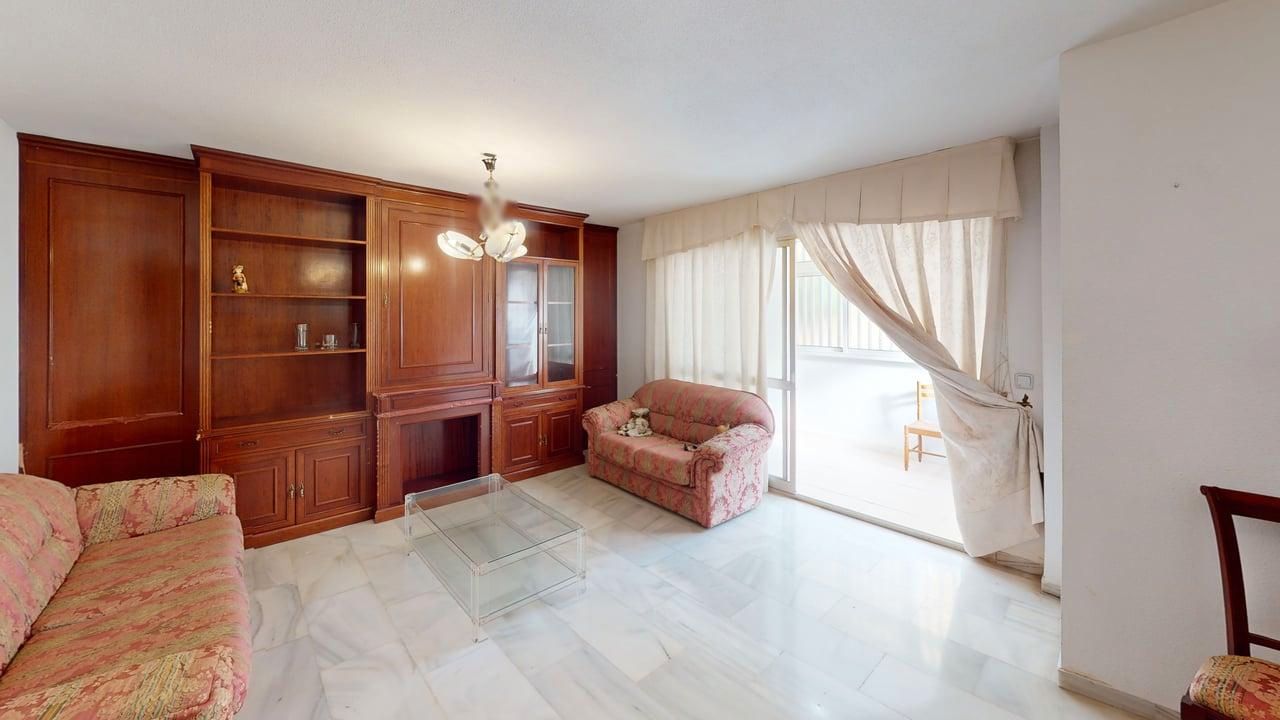 Sala d'estar de Pis en venda en Málaga Capital amb Aire condicionat, Terrassa i Traster