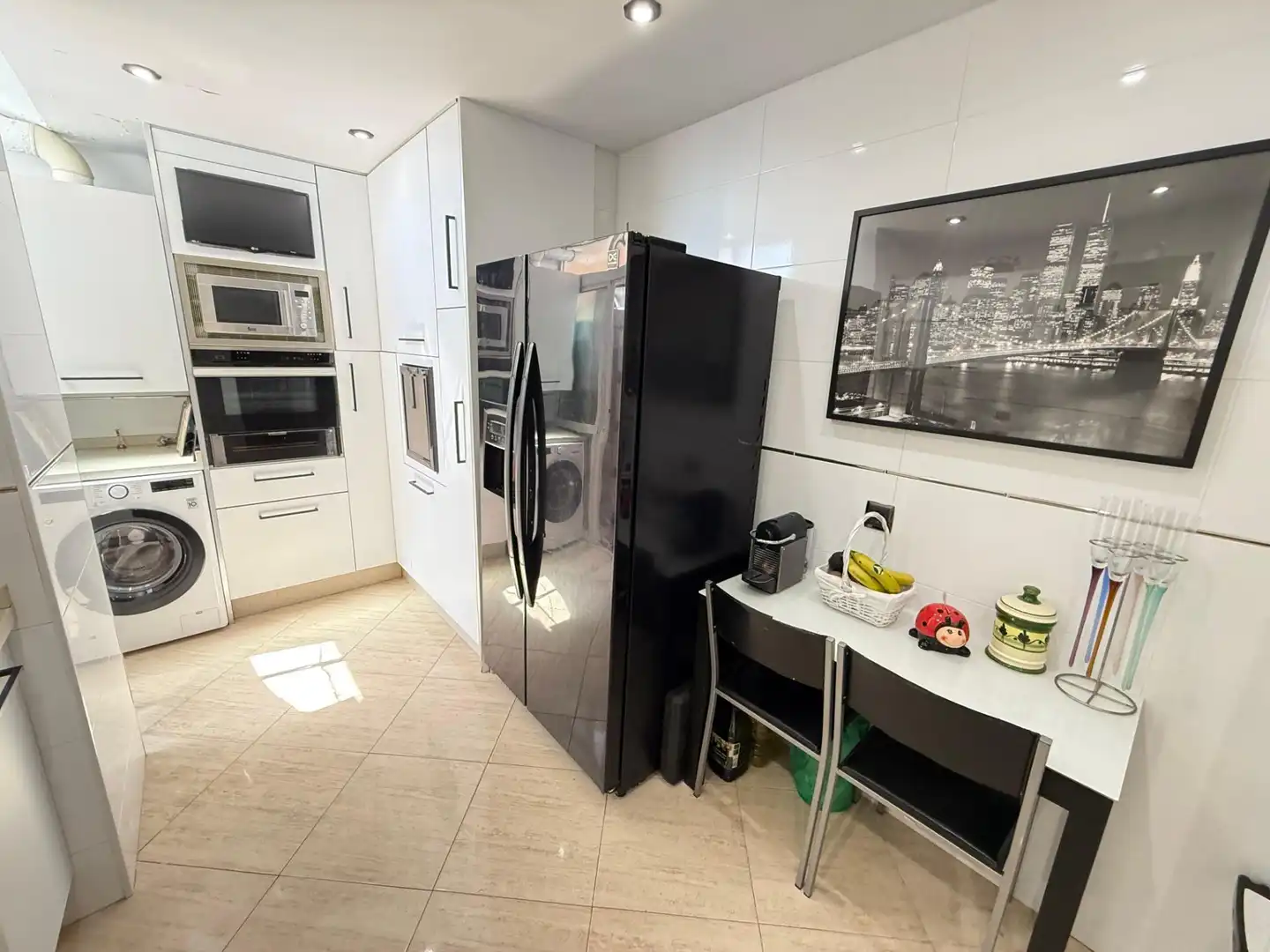 Kitchen of Flat for sale in Málaga  with Air Conditioner, Heating and Private garden