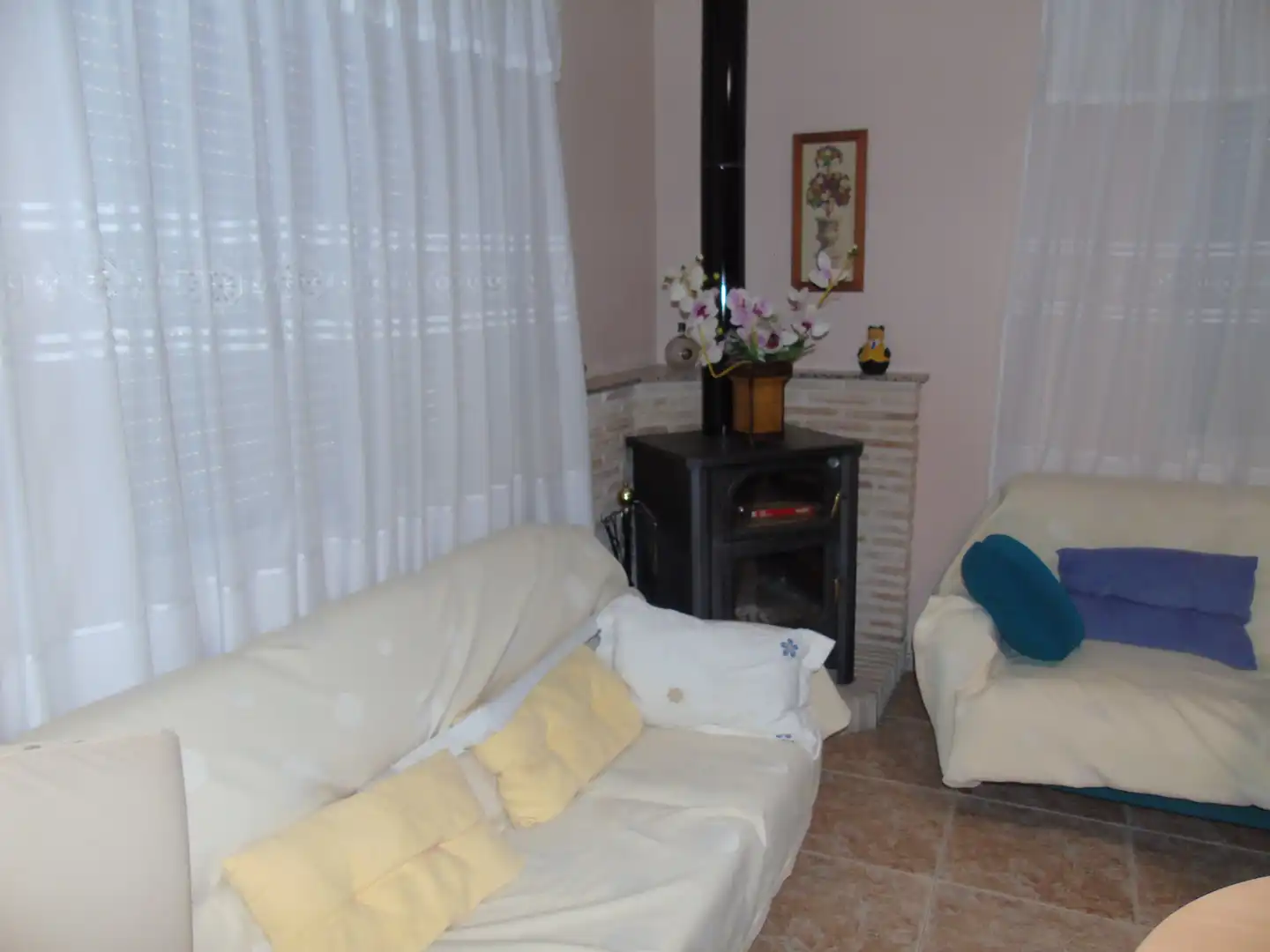 Sala de estar de Finca rústica en venta en Molina de Segura con Aire acondicionado, Jardín privado y Amueblado
