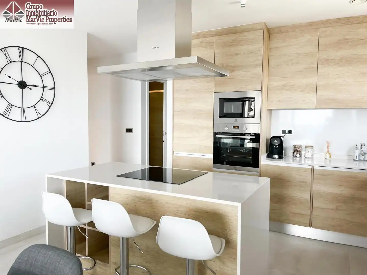 Küche von Wohnung zum Verkauf in Benidorm mit Terrasse, Möbliert und Gemeinschaftspool