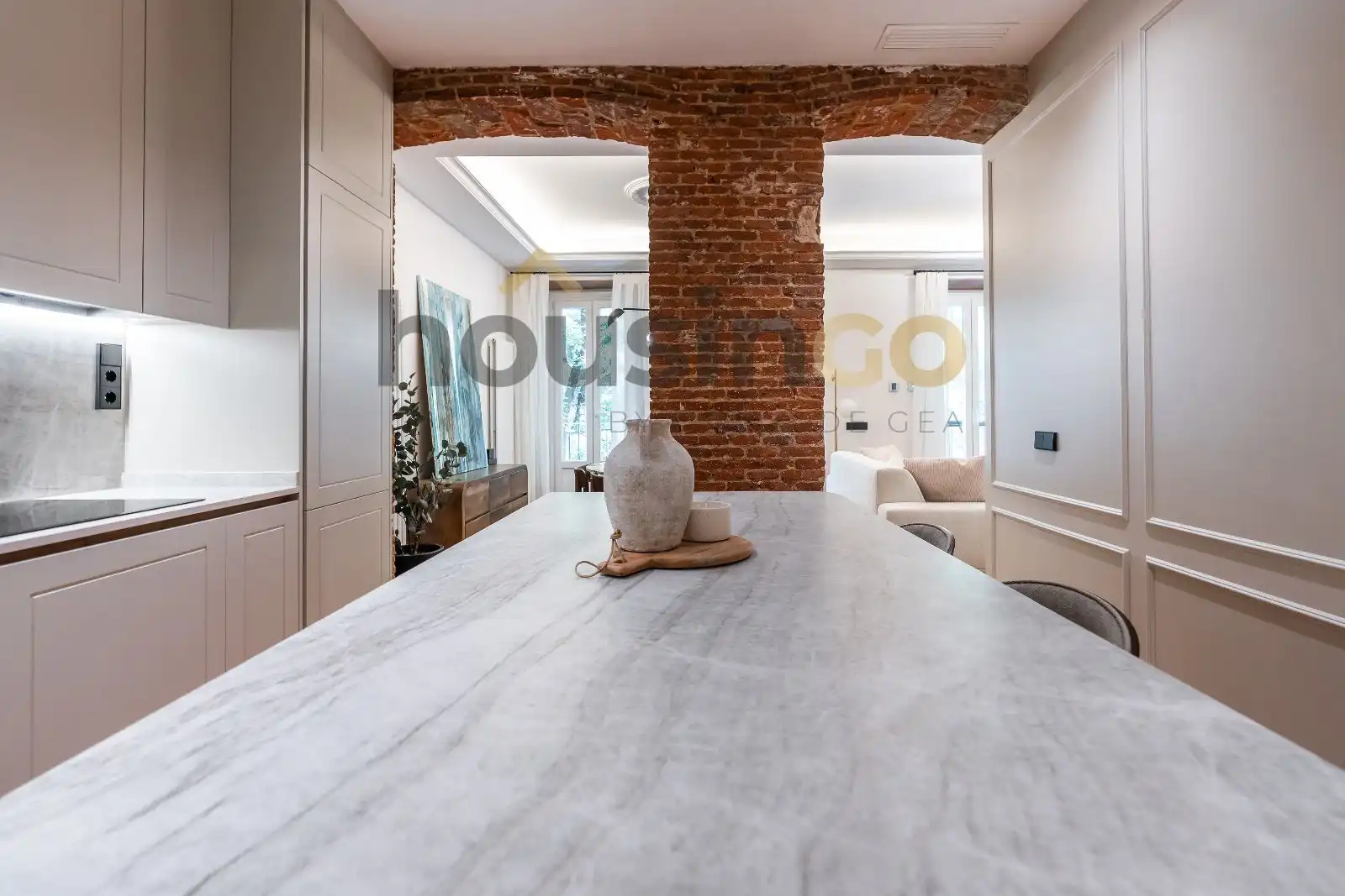 Kitchen of Flat for sale in Madrid  with Air Conditioner, Heating and Terrace
