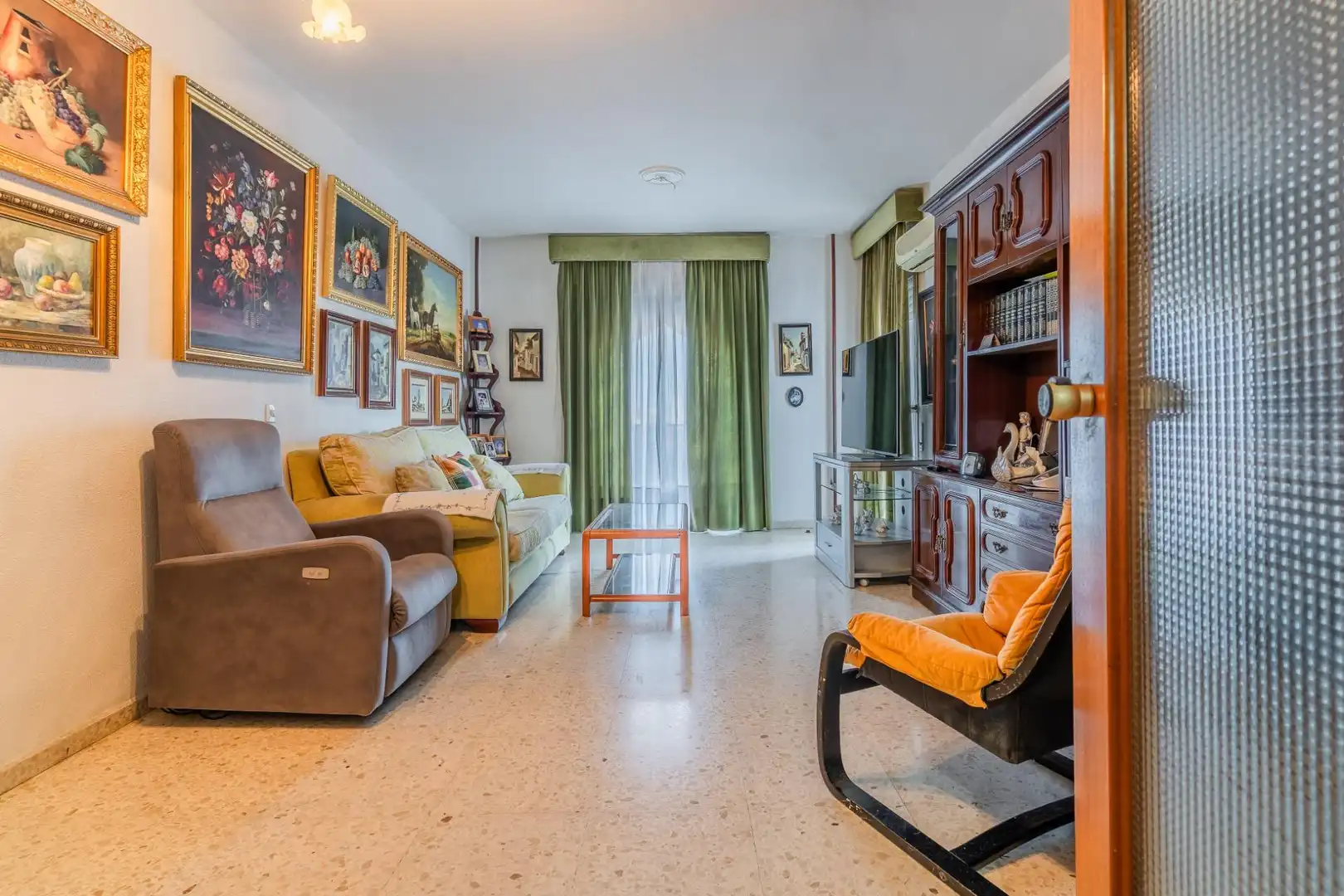 Living room of Flat for sale in Jerez de la Frontera  with Terrace and Balcony