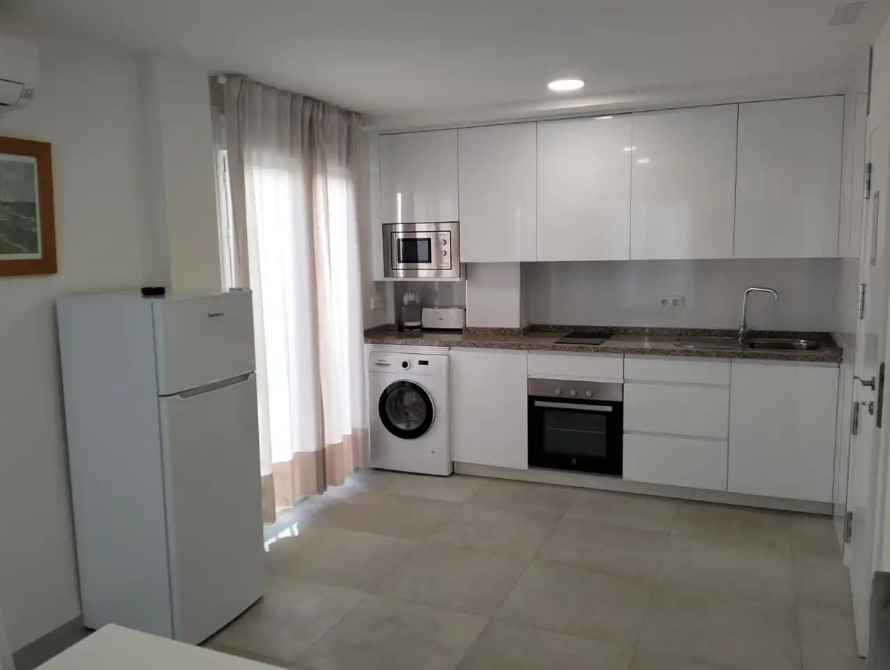 Kitchen of Flat for rent in Almuñécar  with Air Conditioner, Terrace and Furnished
