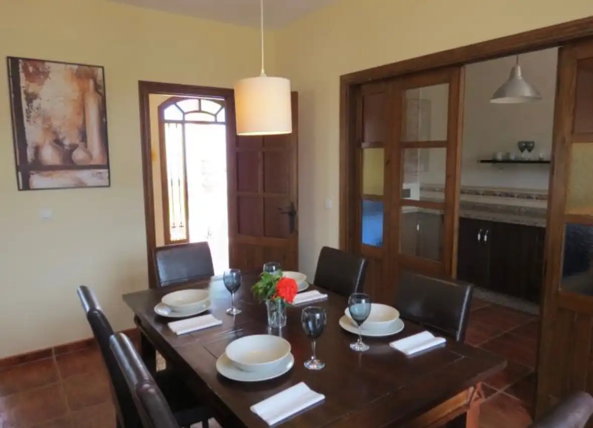 Comedor de Casa o chalet de alquiler en Frigiliana con Aire acondicionado, Calefacción y Terraza