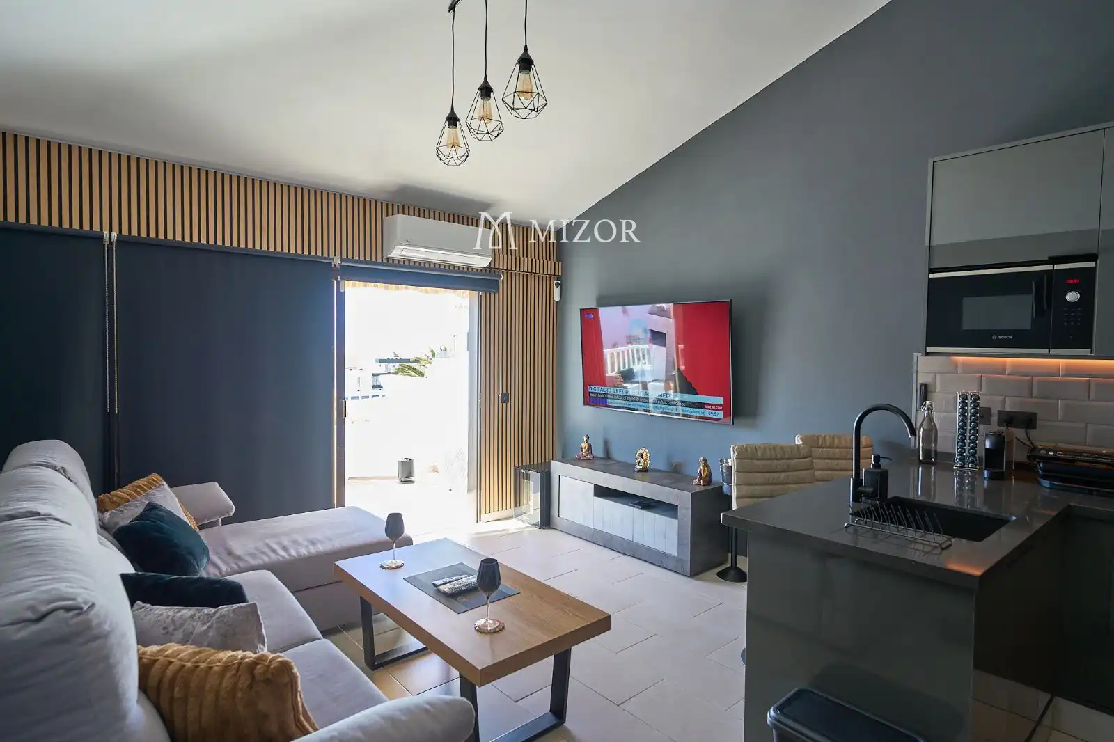 Sala de estar de Piso en venta en San Miguel de Abona con Aire acondicionado, Terraza y Piscina