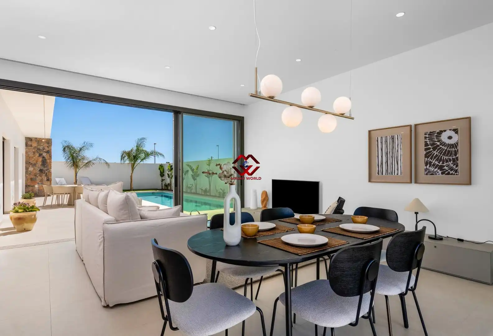 Villa con piscina in vendita a Las Lomas de Rame - Bahía Bella, imagen 9
