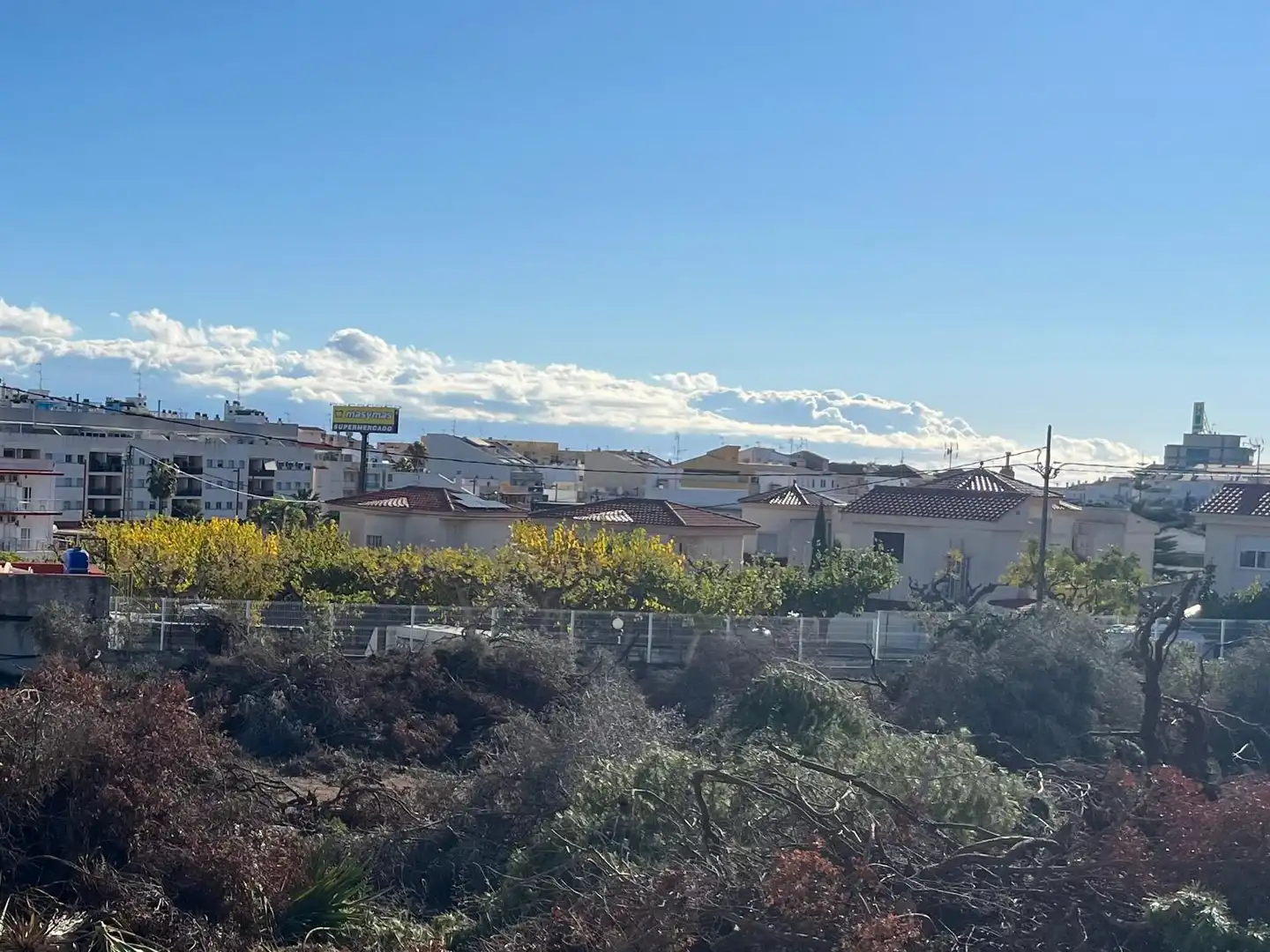 Vista exterior de Casa adosada en venda en Peñíscola / Peníscola amb Aire condicionat, Calefacció i Jardí privat