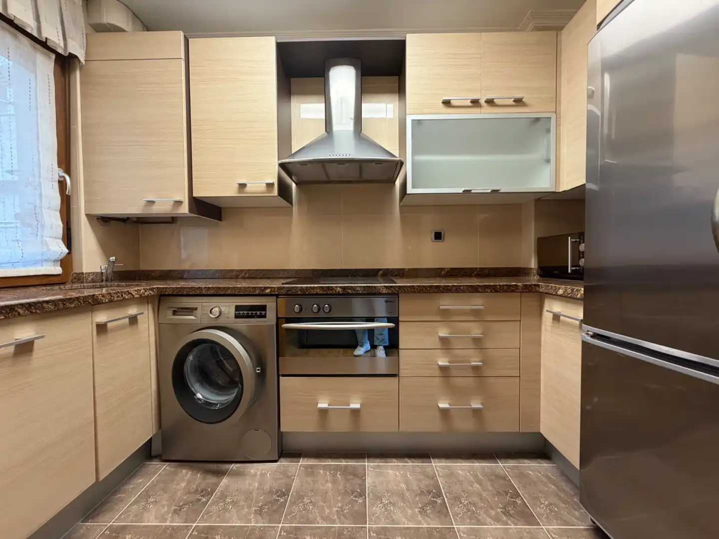 Cocina de Piso de alquiler en Basauri  con Calefacción y Amueblado