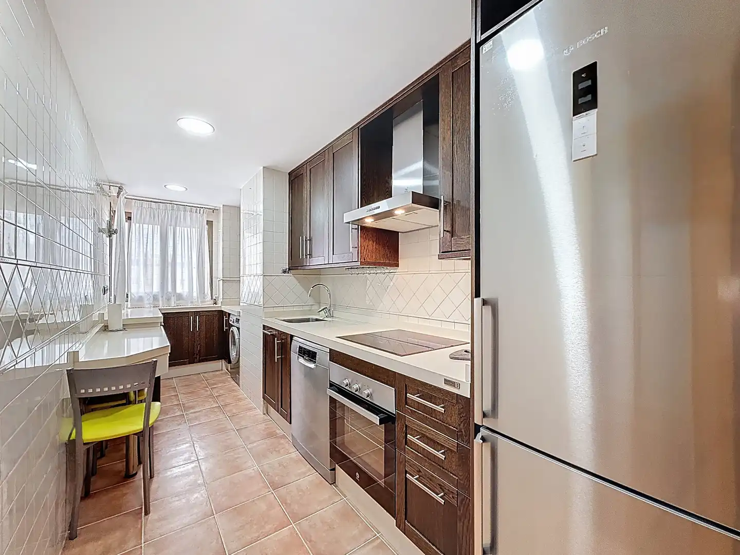 Cocina de Piso de alquiler en Málaga Capital con Aire acondicionado, Terraza y Amueblado
