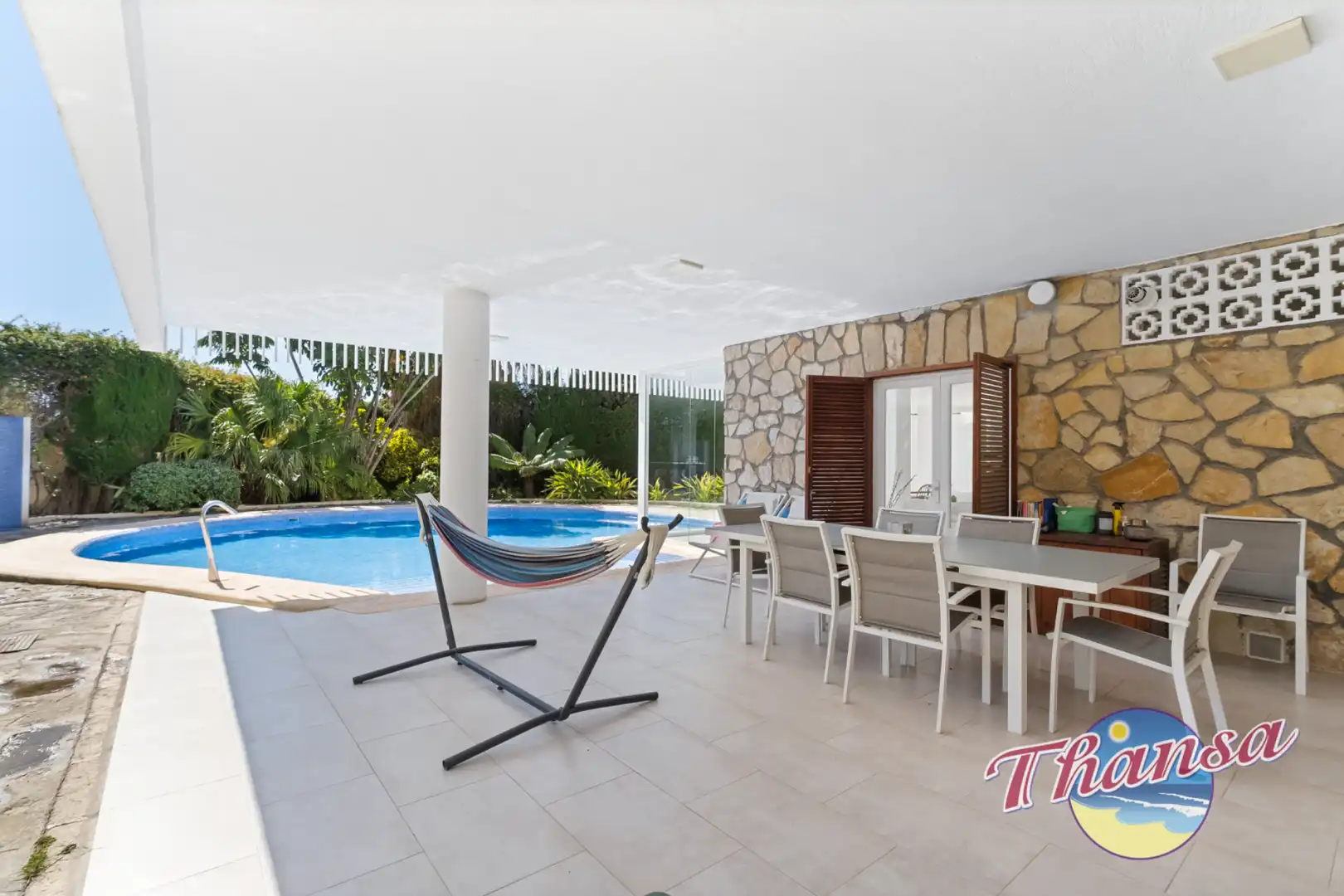 Piscina de Casa o chalet en venta en Alicante / Alacant con Aire acondicionado, Calefacción y Jardín privado