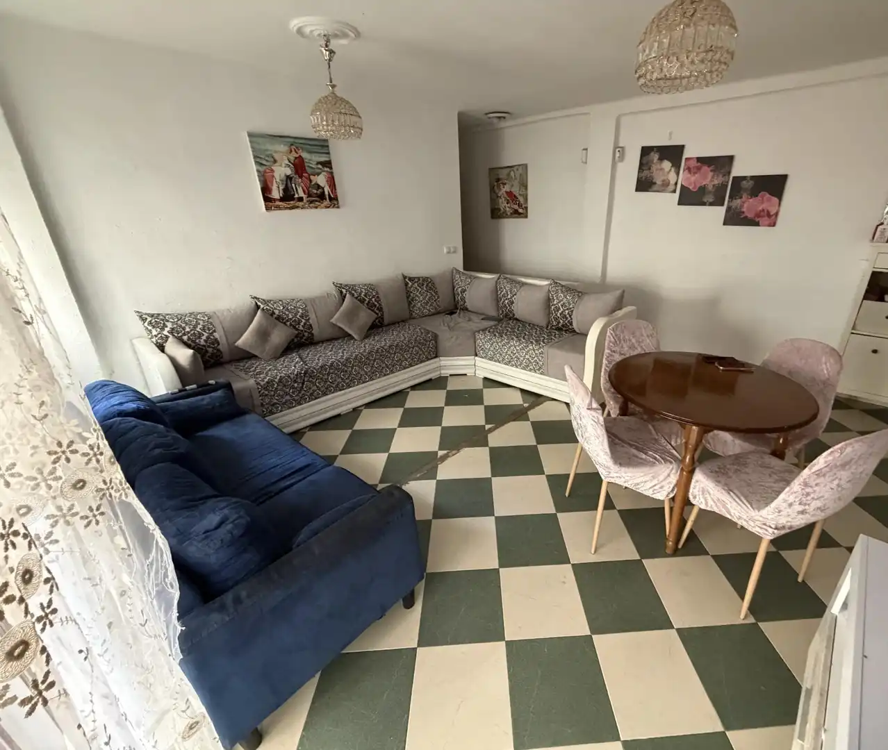 Sala d'estar de Pis en venda en San Juan de Aznalfarache amb Aire condicionat