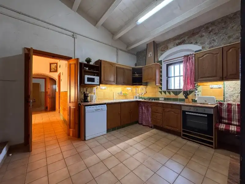Cocina de Finca rústica en venta en Albons con Jardín privado, Terraza y Trastero