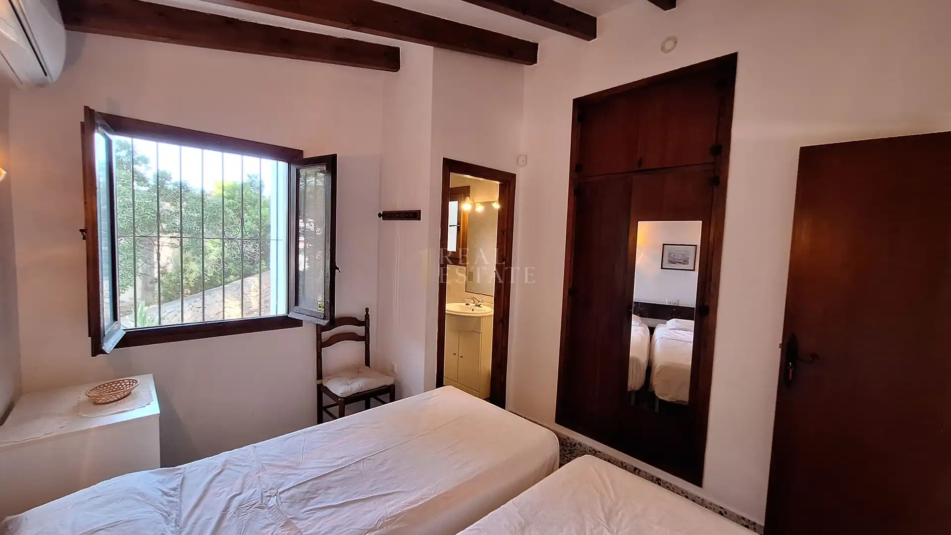 Bedroom of Houses for sale in Moraira  with Air Conditioner, Terrace and Swimming Pool