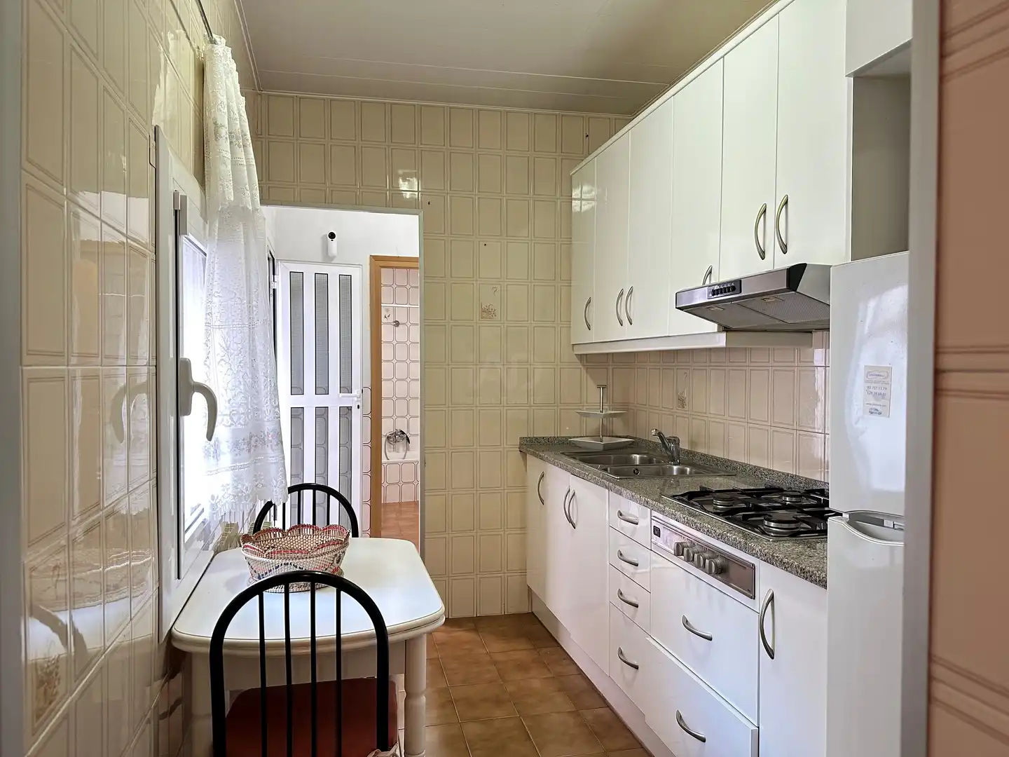 Küche von Einfamilien-Reihenhaus zum Verkauf in Mataró mit Heizung und Terrasse