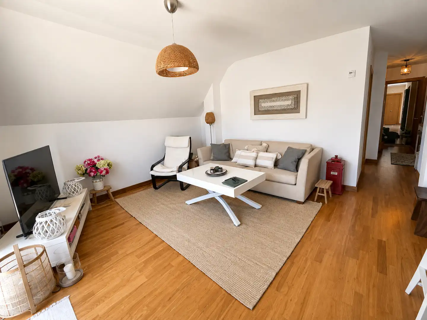Sala de estar de Ático de alquiler en Piélagos con Calefacción, Terraza y Trastero