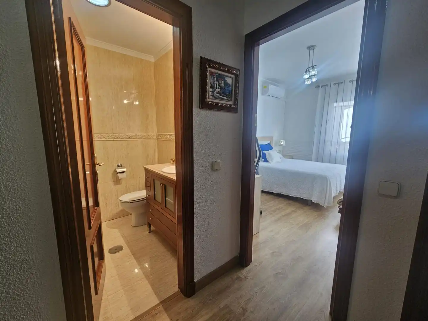 Schlafzimmer von Wohnung zur untervermieten in Cartagena mit Klimaanlage und Möbliert