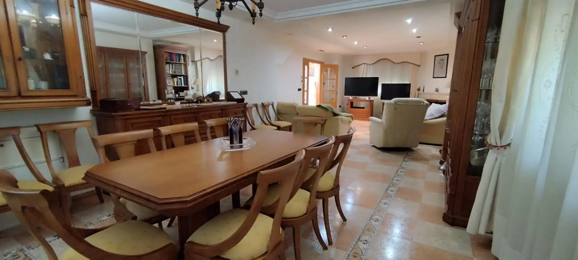 Dining room of Houses for sale in Elche / Elx  with Air Conditioner, Private garden and Terrace
