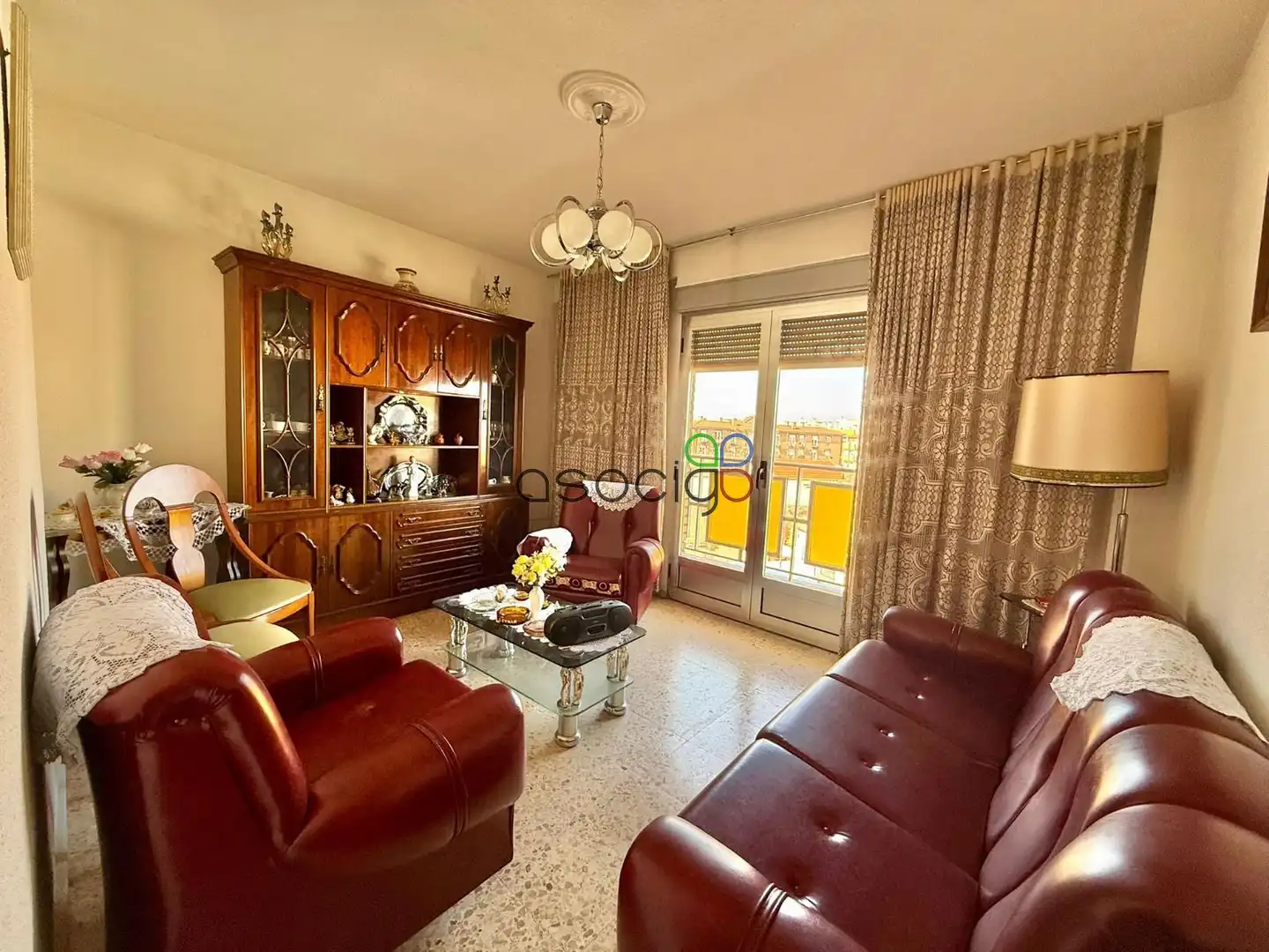 Sala de estar de Piso en venta en Azuqueca de Henares con Calefacción y Terraza