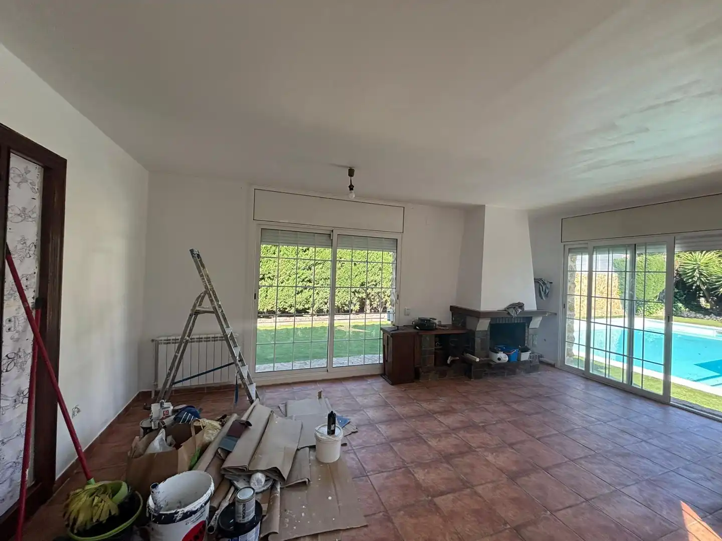 Sala d'estar de Casa o xalet de lloguer en Sentmenat amb Calefacció, Jardí privat i Piscina
