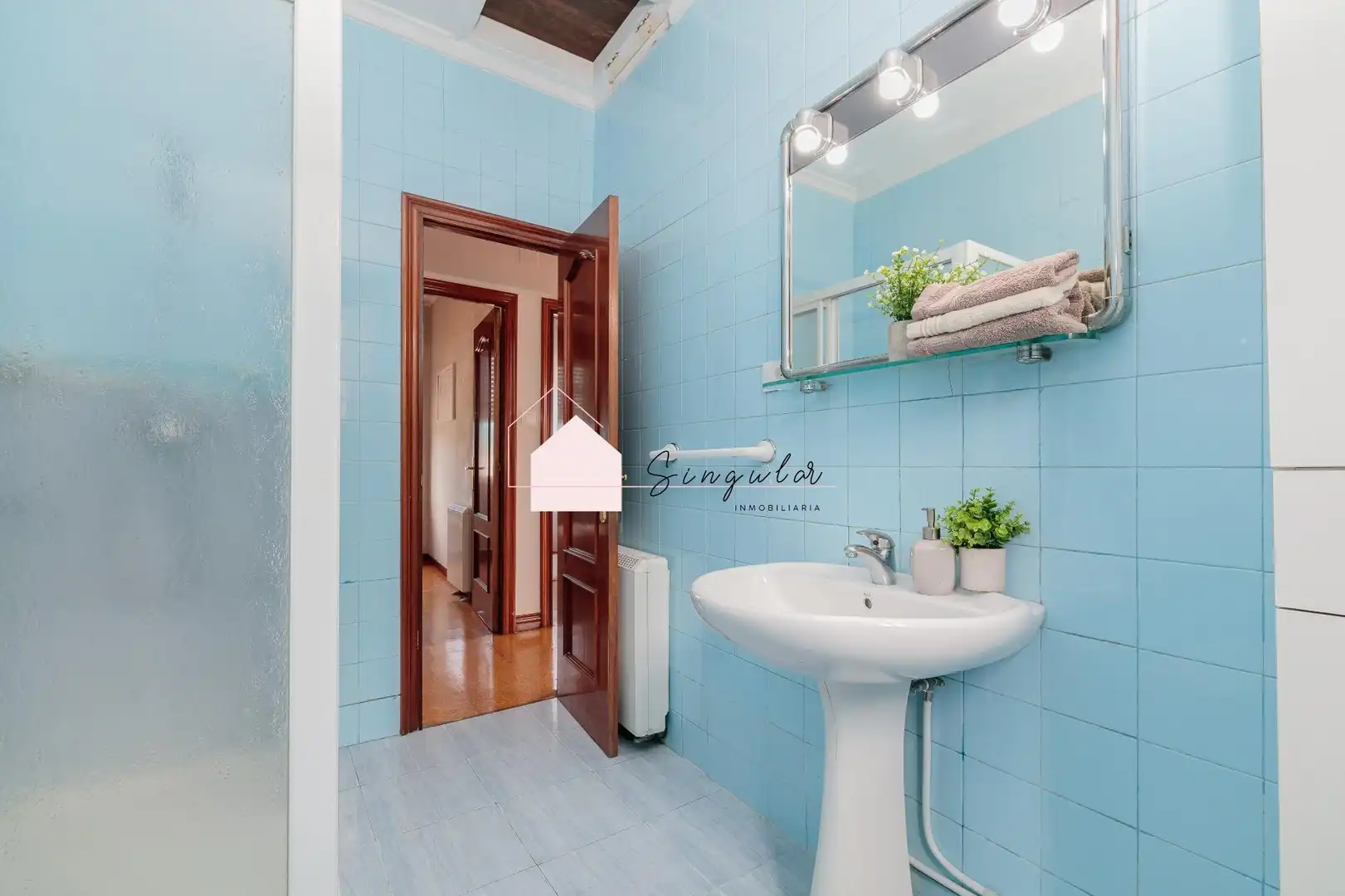 Baño de Casa o chalet en venta en Vigo  con Calefacción, Jardín privado y Trastero