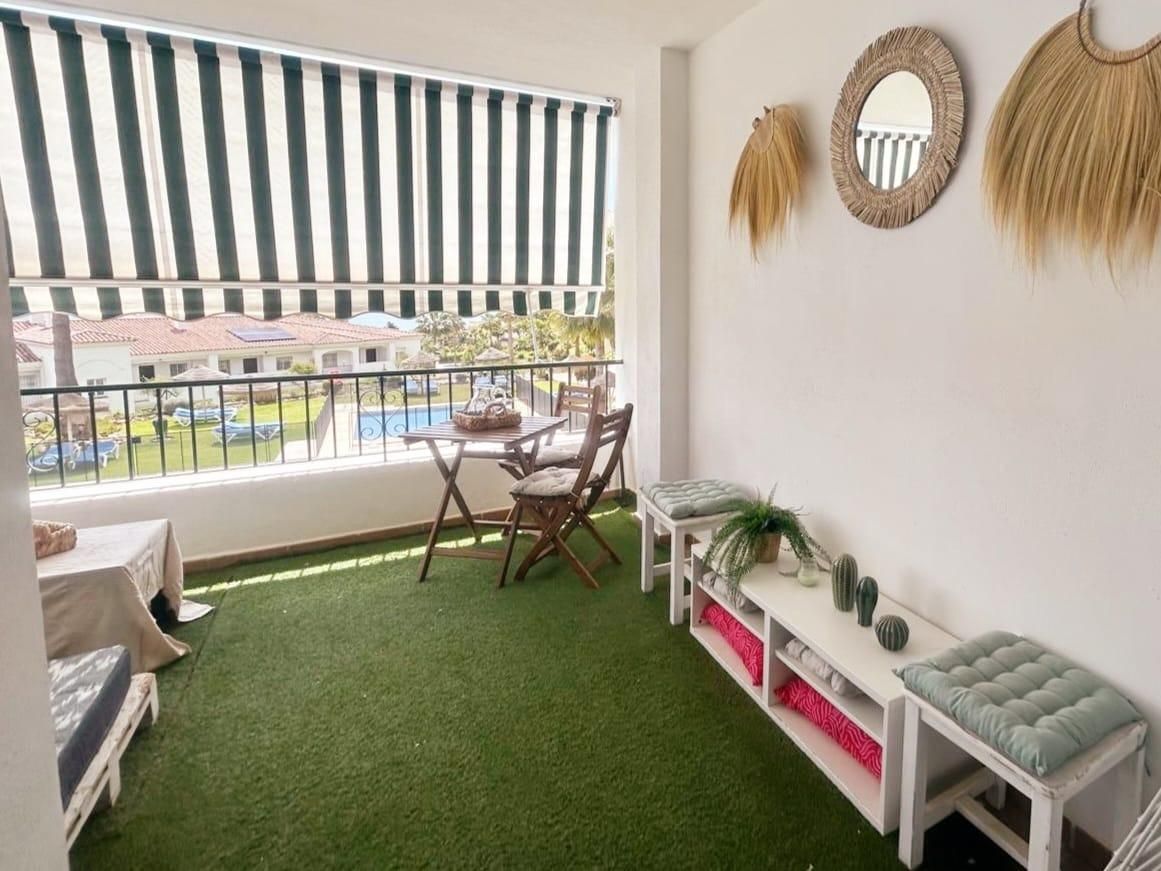 Balcony of Apartment for sale in Mijas  with Air Conditioner, Private garden and Terrace