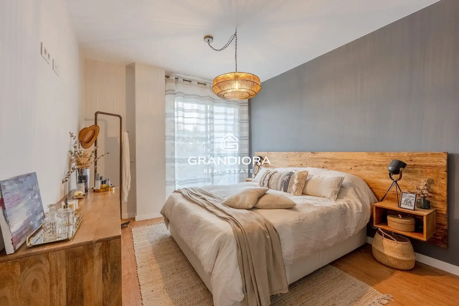 Schlafzimmer von Wohnung zur Miete in Sant Andreu de Llavaneres mit Klimaanlage, Terrasse und Schwimmbad