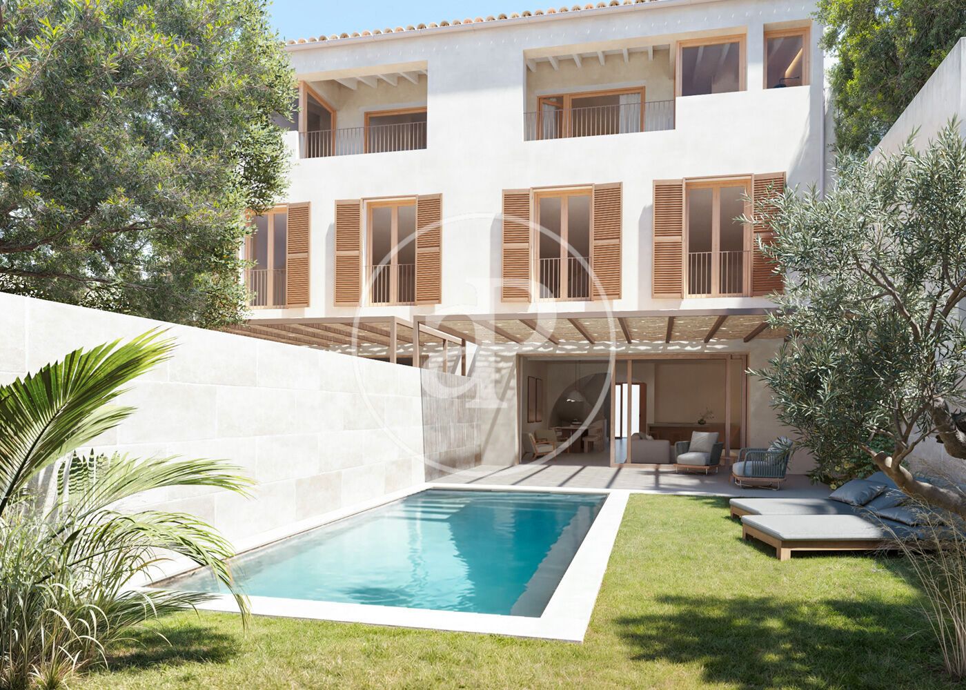 Garden of Single-family semi-detached for sale in Santanyí  with Air Conditioner, Heating and Private garden