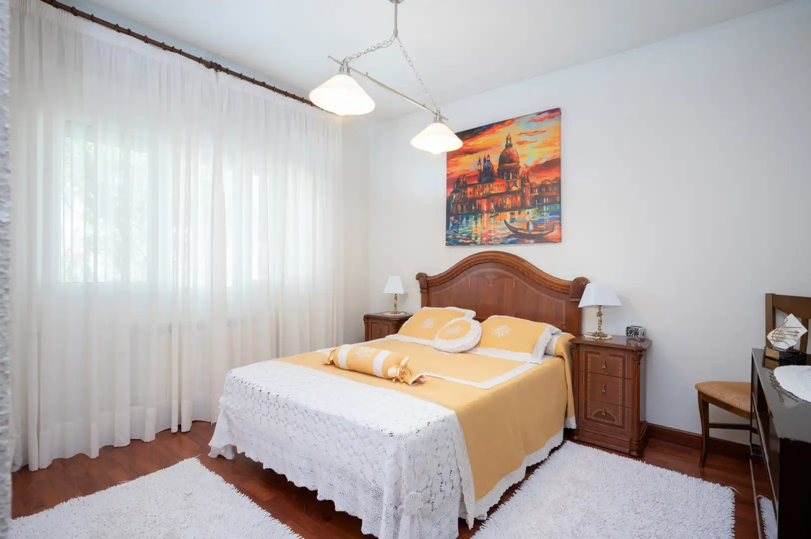Bedroom of Houses for sale in Colmenar Viejo  with Heating, Private garden and Parquet flooring