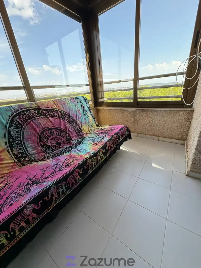 Terrace of Study for rent in Torrevieja  with Air Conditioner, Terrace and Furnished